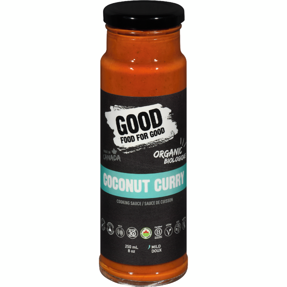 Good Food for Good Good Food For Good Coconut Curry Sauce Organic 250 ml, $3.80/100ml