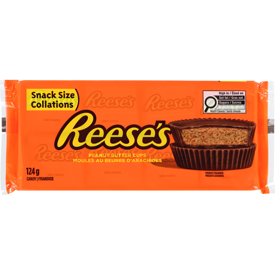 Reese’s MOULES AU BEURRE D’ARACHIDES  format collation 124 g, 2,65 $/100g