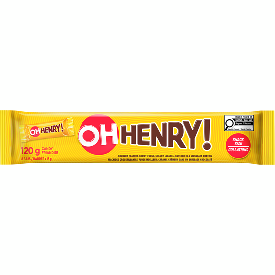 Oh Henry! Snack Sized Candy Bars 120 g, $2.33/100g