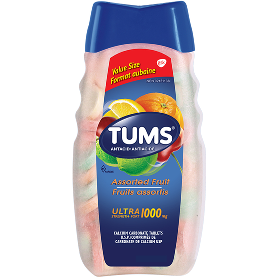 Tums Ultra Strength Antacid for Heartburn Relief Assorted Fruit 160 count 160 ea, $0.07/1ea