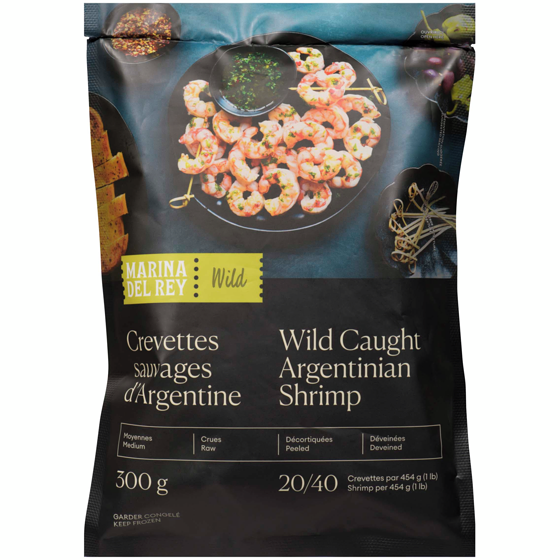 Marina Wild Caught Argentinian Shrimp 300 g, $4.00/100g