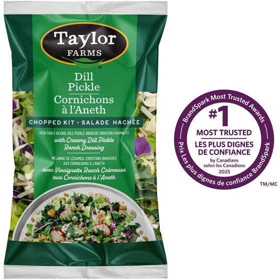 Taylor Farms Dill Pickle Chopped Salad Kit 341 g, $1.20/100g