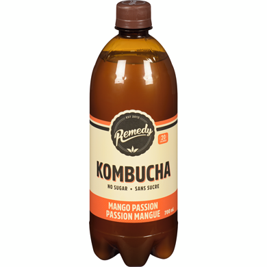 Remedy Organic Mango Passionfruit Kombucha 700 ml, $0.86/100ml