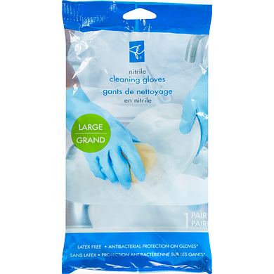 President's Choice Large Nitrile Cleaning Gloves 1 ea, $3.29/1ea