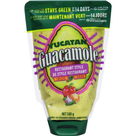 Yucatan De Style Restaurant Moyen Guacamole 340 g, 2,79 $/100g