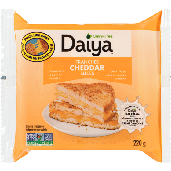 Daiya Tranches Cheddar Sans Produits Laitiers 220 g, 3,18 $/100g