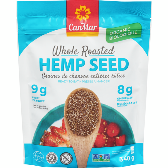 CanMar CanMar Graines de chanvre rôties moulues 340 g, 2,64 $/100g