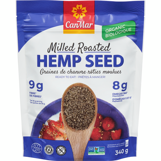 CanMar Organic Whole Roasted Hemp Seed 340 g, $2.64/100g