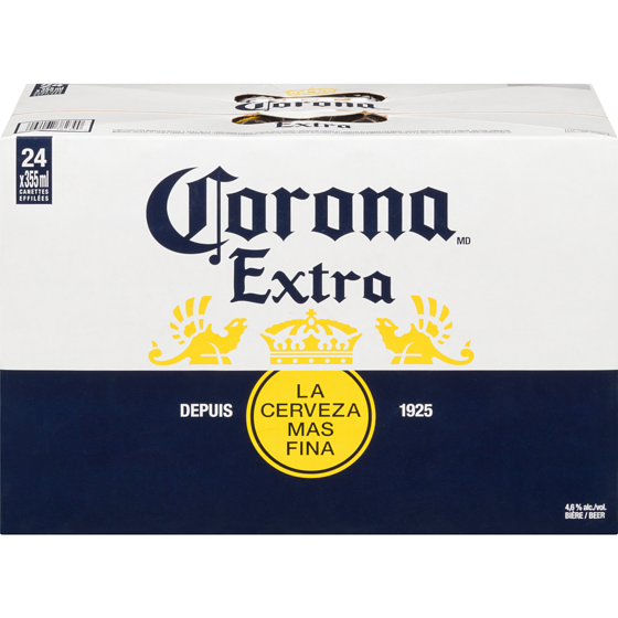 Corona Bière (Pièce d’identité requise au moment du ramassage) 24x355.0 ml, 0,39 $/100ml
