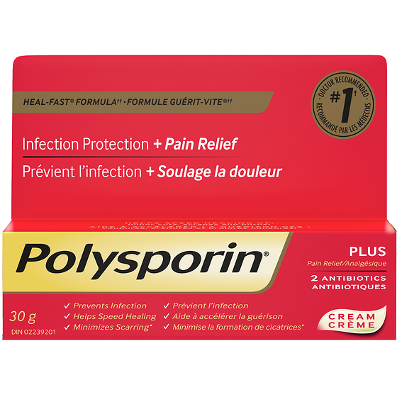 Polysporin POLYSPORIN PLUS 30 g, 54,97 $/100g