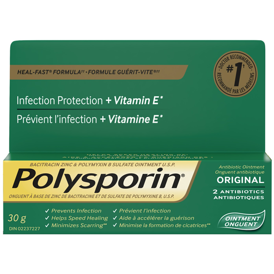 Polysporin POLYSPORIN ONGUENT 30 g, 49,97 $/100g