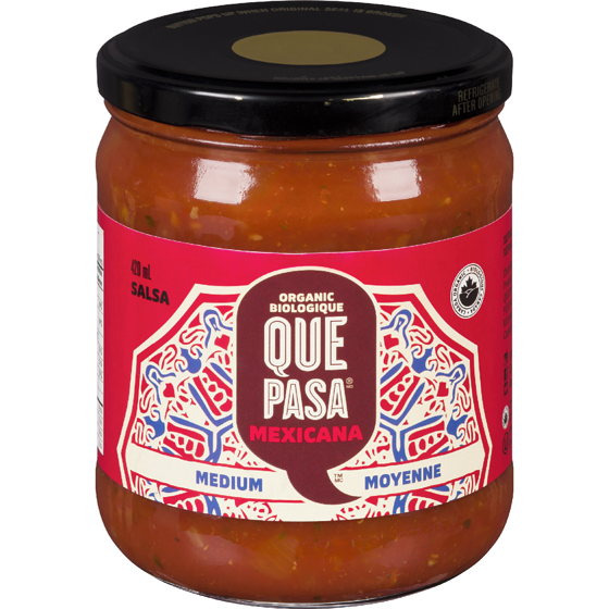 Que Pasa Organic Mexicana Medium Salsa 420 ml, $1.55/100ml