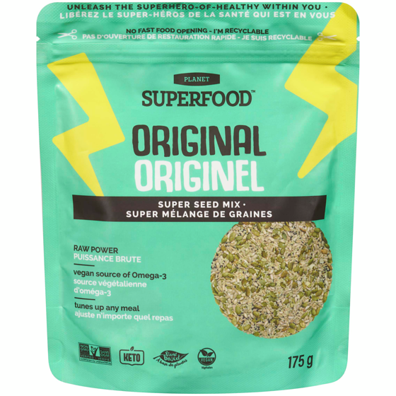 Planet Hemp Superfood super graines original 175 g, 4,57 $/100g
