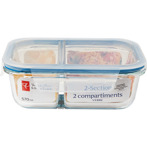 le Choix du Président PC GLASS 570ML DIVIDED STORAGE 1 ea, 9,00 $/1ch