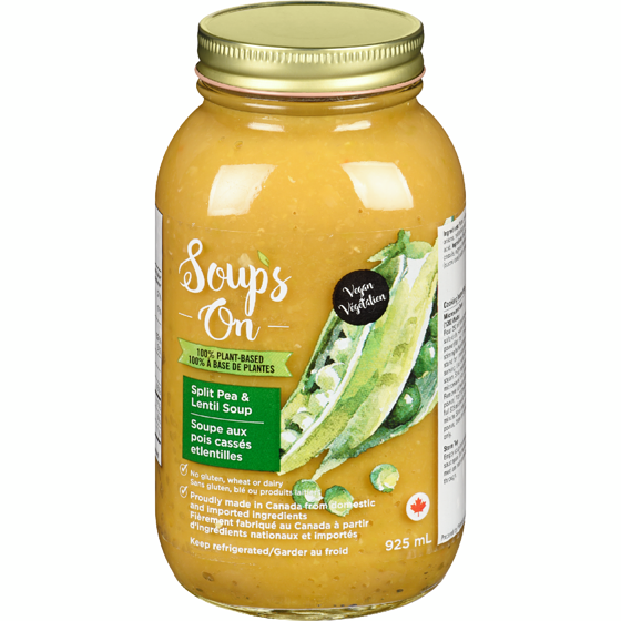 Soup’s On Soup Soos Soupes Aux Pois 925 ml, 1,19 $/100ml