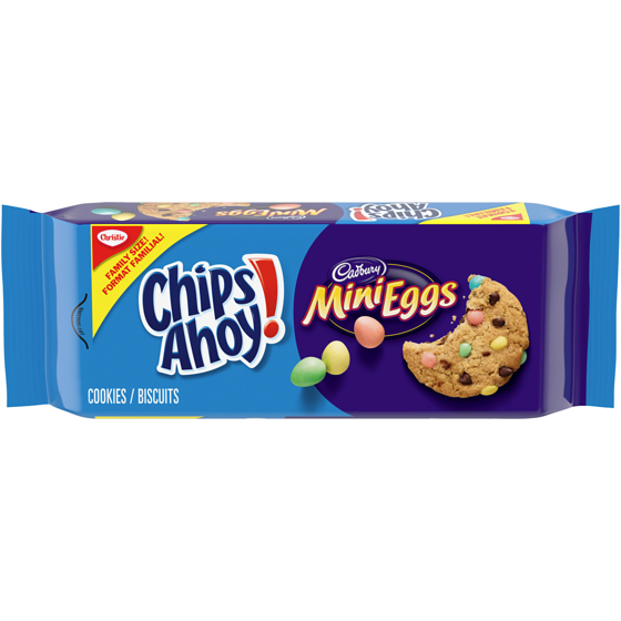 Christie Biscuits Chips Ahoy! Cadbury Mini Eggs, format familial 460 g, 1,41 $/100g