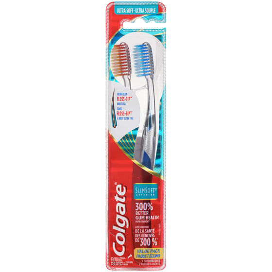 Colgate Slim soft advanced brosses à dents ultra souple paquet écono 1 ea, 12,49 $/1ch