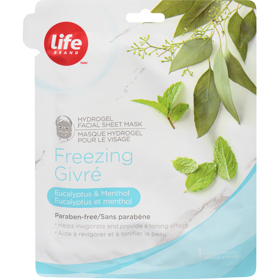 Life Masque facial, hydrogel frais 1 ea, 4,49 $/1ch