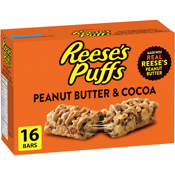 General Mills Reese's Peanut Butter & Cocoa Flavour Cereal Bars 384 g, $2.34/100g