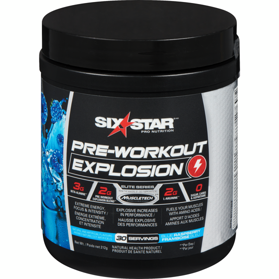 Six Star Pre-Workout Powder, Explosion 207 g, $15.45/100g