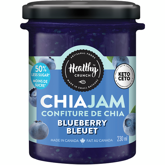 Healthy Crunch Chia Jam, Blueberry 250 ml, $5.65/100ml