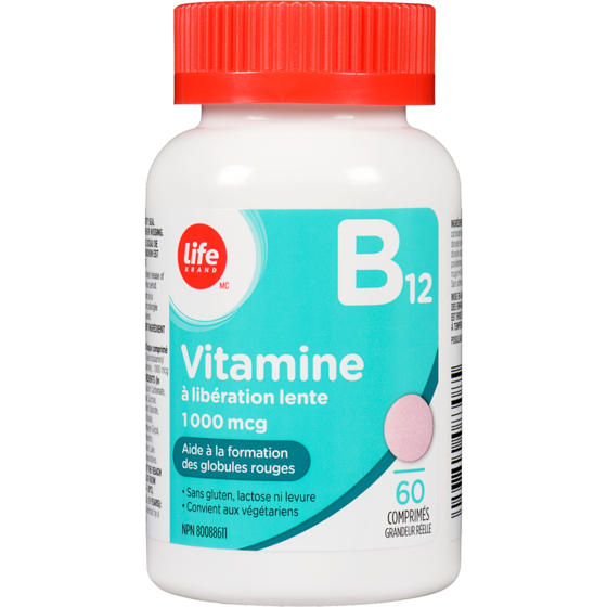 Life Brand Vitamin B12, 60 Capsules 60 ea, $0.19/1ea