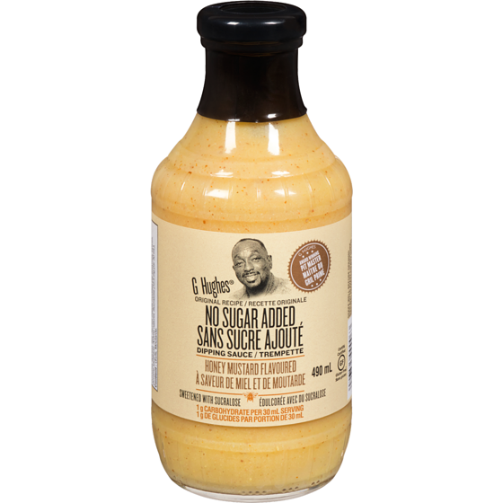 G Hughes Smokehouse Sugar Free Honey Mustard Dipping Sauce 490 ml, $1.63/100ml