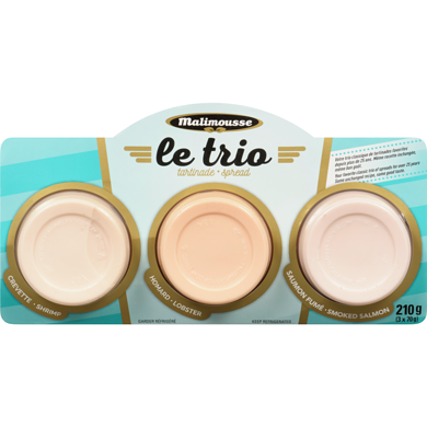 Malimousse Trio Mousse 210 g, $2.85/100g