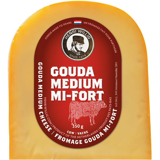 Henri Willig Med Gouda 350 g, $3.14/100g