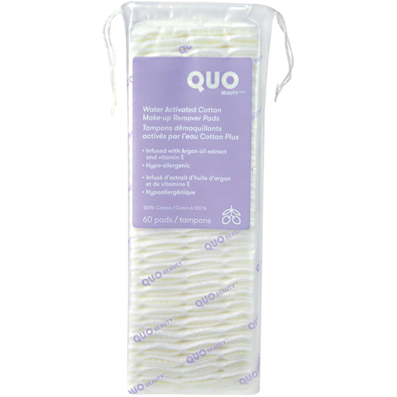 Quo Beauty Coton plus infuse d'huile d'argan 1 ea, 6,00 $/1ch