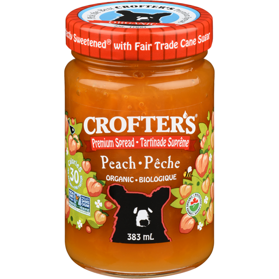 Crofters TARTINADE PECHE 383 ml, 1,83 $/100ml