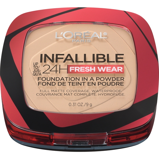 L'Oreal Paris Infallible 24H Fresh Wear In a Powder Foundation, Waterproof Matte Finish 9 g, $255.44/100g