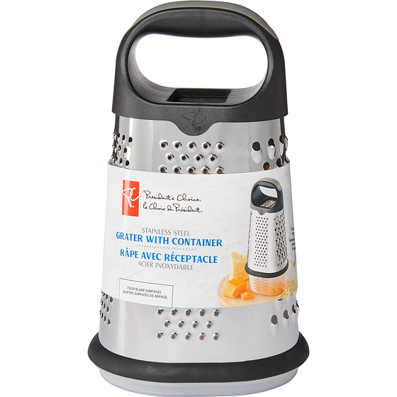 President's Choice 4-Sided Grater With Contain 1 ea, $20.00/1ea