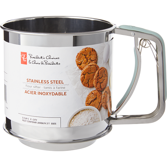 President's Choice 3 Cup Flour Sifter 1 ea, $15.00/1ea