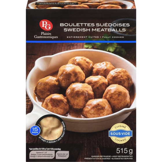 Plaisirs Gastronomiques Boulettes Suédoises 500 g, 2,60 $/100g