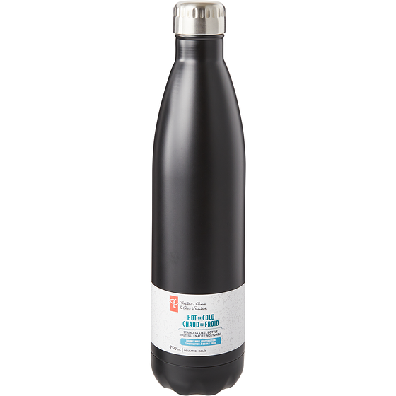 President's Choice President's Choice Jumbo Utopia Water Bottle, 750mL - Black 1 ea, $20.00/1ea