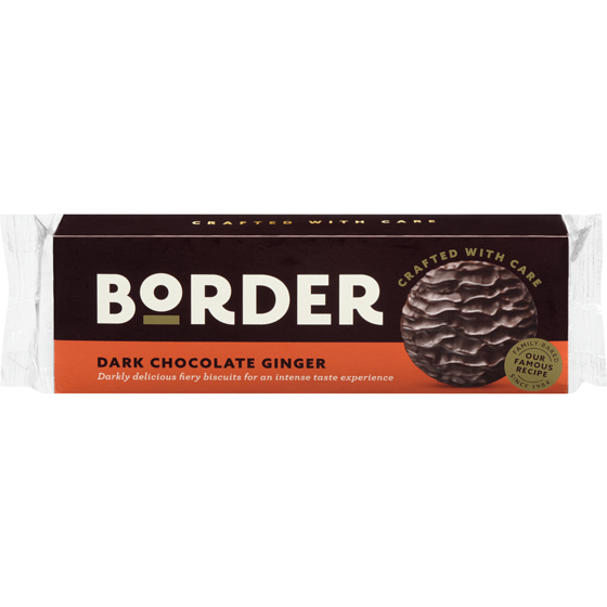 Border Dark Chocolate Gingers Beautifully Crafted Biscuits 150 g, $4.66/100g