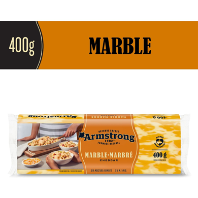 Armstrong Marble Cheddar Cheese 400 g, $1.25/100g