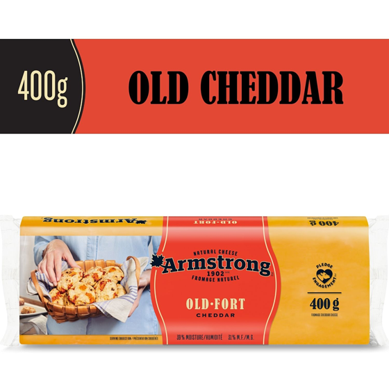 Armstrong Old Cheddar Cheese 400 g, $1.25/100g