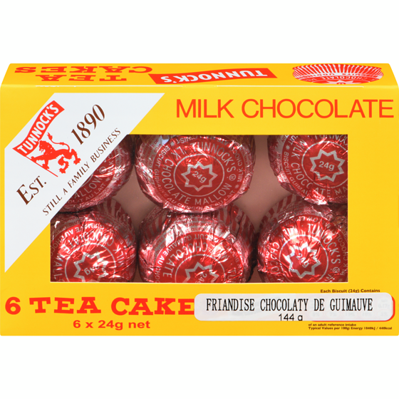 Tunnock’s Friandise Chocolaty De Guimauve 144 g, 3,12 $/100g