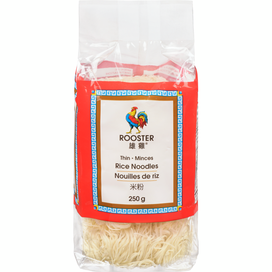Rooster Thin Rice Noodles 250 g, $0.92/100g