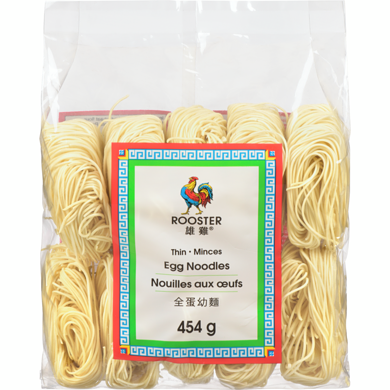 Rooster Minces Nouilles Aux Œufs 454 g, 0,77 $/100g