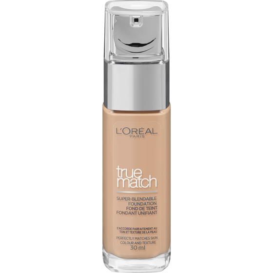 L'Oreal Paris 3.N Creamy Beige Super-Blendable Foundation 30 ml, $78.30/100ml