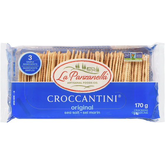 La Panzanella Croccantini Mini Crackers Original 170 g, $3.53/100g