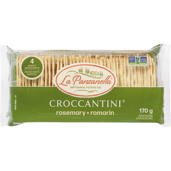 La Panzanella Mini Croccantini craquelins romarin 170 g, 3,53 $/100g