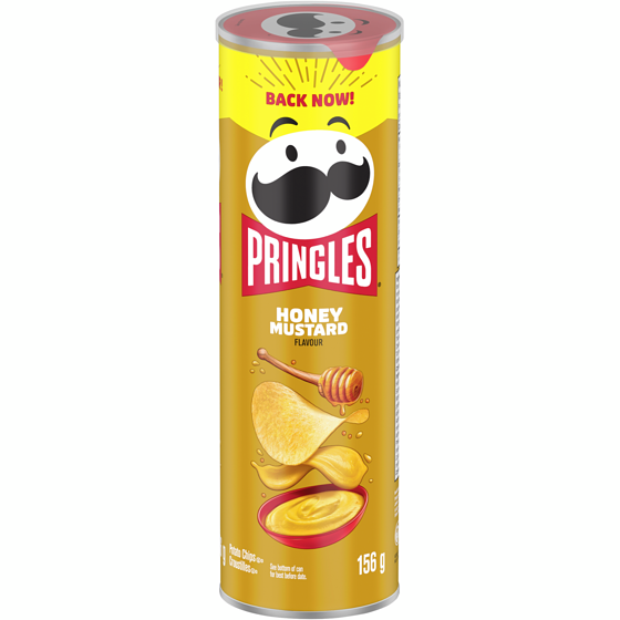 Pringles Potato Chips Honey Mustard Flavour  156 g, $1.76/100g