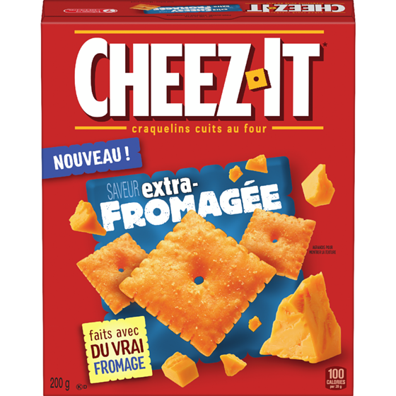 Cheez-It Chzit Xtra Chsy Crckr 200Gmx12 200 g, 2,00 $/100g