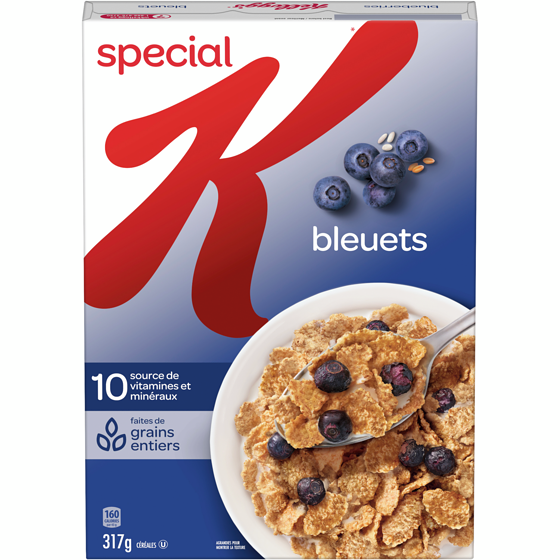 Kellogg’s SPECIAL K CEREAL BLUEBERRY 317 g, 2,21 $/100g