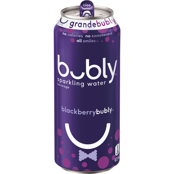 Bubly Sparkling Water bubly blackberry Sparkling Water 473 ml, $0.53/100ml