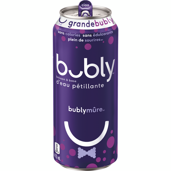 Eau pétillante Bubly bubly Eau Pétillante bublymûre 473 ml, 0,59 $/100ml
